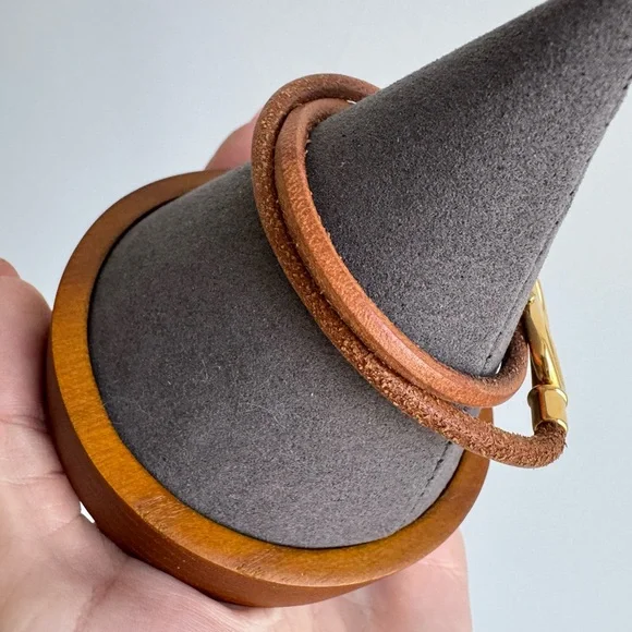 Hermes Vintage Gold Plated Atame Bracelet - Picture 5 of 16